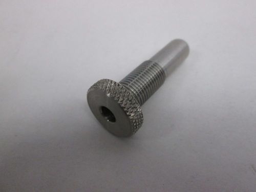 NEW JFB B-37003 STAINLESS KNURLED ADJUSTING KNOB 1/2IN THREAD 2IN LONG D289008