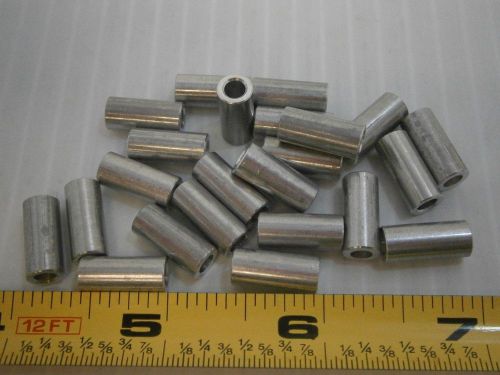 Raf 1129-6-a-0 aluminum female 1/4 standoff round spacer 9/16 l lot of 38 #545 for sale