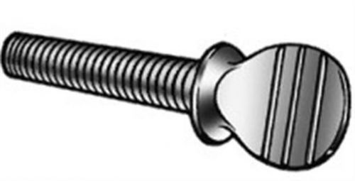 1/4-20x3/4 Thumb Screw Shoulder Type UNC Steel / Zinc Plated Pk 50