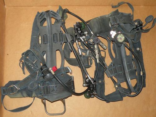 Lot of 100 survivair panther sigma high pressure scba fireman apparatus harness for sale