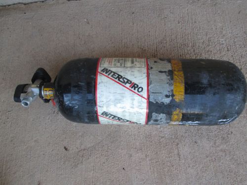 Interspiro spiromatic 4500psi scba tank 2001 mfg date  #10 for sale