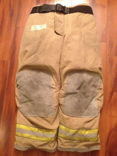 Firefighter pbi bunker/turn out gear globe g xtreme used 38w x 28l 05&#039; no pocket for sale