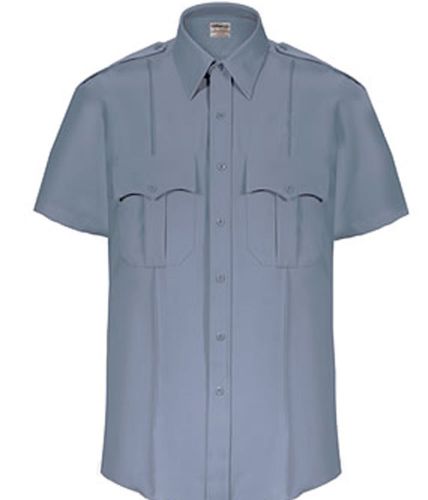 Elbeco paragon plus blue uniform shirt short sleeve size s * free shipping * for sale