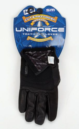 Franklin Uniforce Cut &amp; Pathogen Kevlar &amp; Hipora Lined Tactical Gloves Small
