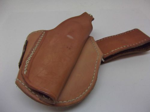 TEX SHOEMAKER LEATHER 33 ANKLE STYLE HOLSTER SMITH WESSON 36,37,60 RIGHT HAND