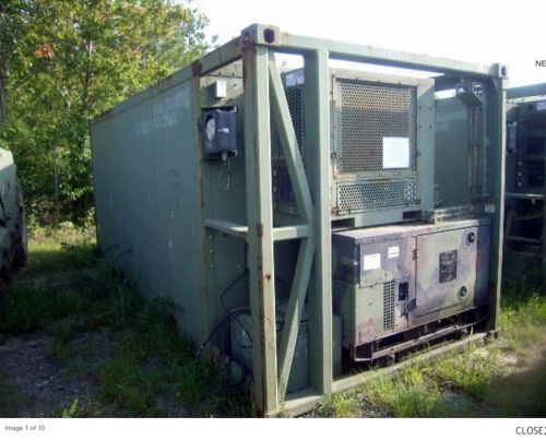 Keco, refrigerator container rcs800, with 9000 btu cooling and 10kw generator for sale