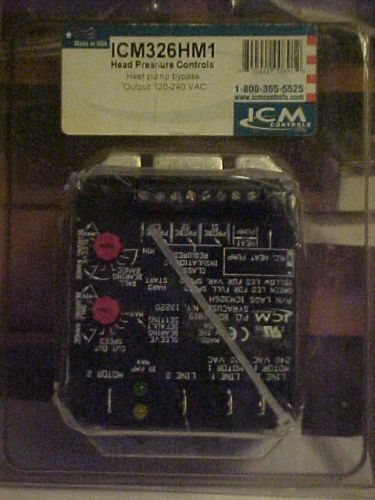 New icm 326hm1  head pressure controls-heat pump bypass for sale