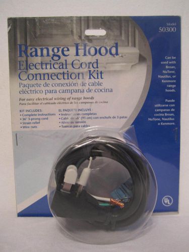 Range/stove, hood, electrical cord, connection kit, 36&#034;, 3-prong, model # 50300