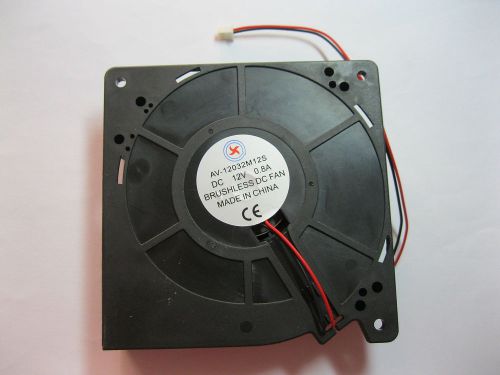 4 pcs brushless dc cooling blower fan 12032s 12v 120x32mm 2 wires sleeve-bearing for sale