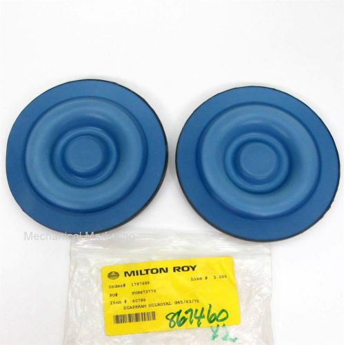 Lot of 2 milton roy milroyal series g replacement diaphrams 45/63/75 nos for sale