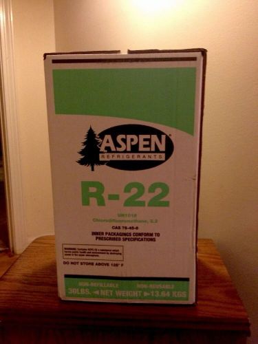 R-22 30 Lb Factory Sealed Refrigerant. Free Shipping