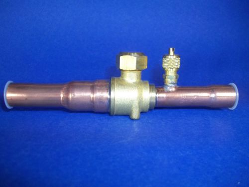 Ball valve / vb 58/ connection diameter: 5/8&#034; odf/access valve 1/4&#034; sae for sale