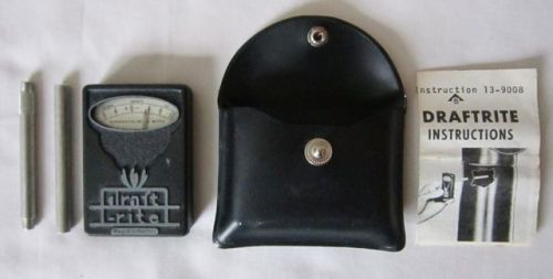 Vintage draftrite pocket draft gauge/meter tool-bacharach-usa made-model 13-9008 for sale