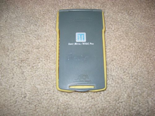Calculated industries iti hvac pro sheet metal construction calculator w/ case for sale