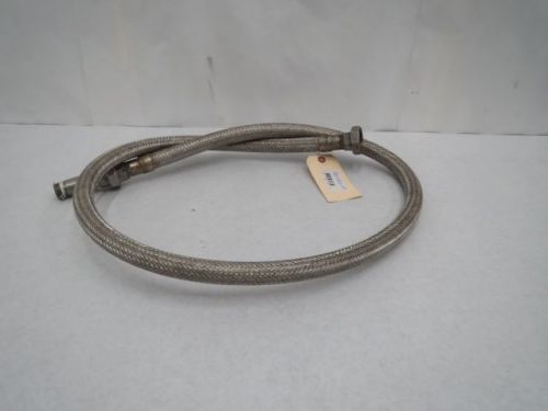 New flexonics stainless 150 braided hose 75x3/4in ao 304 merit fitting b237898 for sale