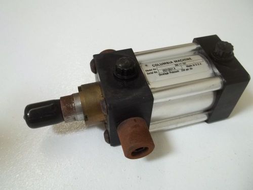 COLUMBIA MACHINE 366.17.767 PNEUMATIC CYLINDER (AS PICTURED RUSTY) *USED*