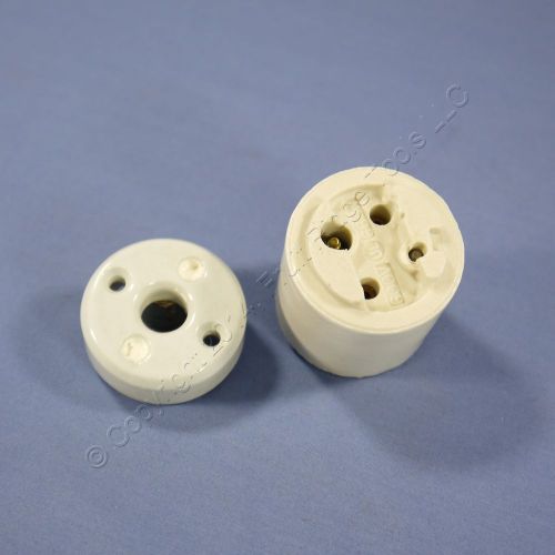 Leviton porcelain lampholder light socket 2-piece 250v 660w 30 no gasket for sale