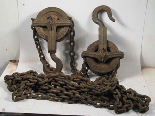 YALE 1/4 TON CHAIN FALL HOIST - THIS IS A SOLID &#034;OLD SCHOOL&#034; HOIST