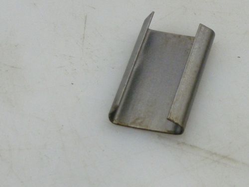 Lot of 500ea. 3/4&#034; x 1-3/4&#034; Long Open Type Steel banding Seal Clip