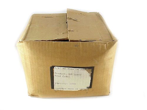 Box of 1000 lp-34 hoc 3/4&#034; hd push type strapping seals full overlap pt nos for sale