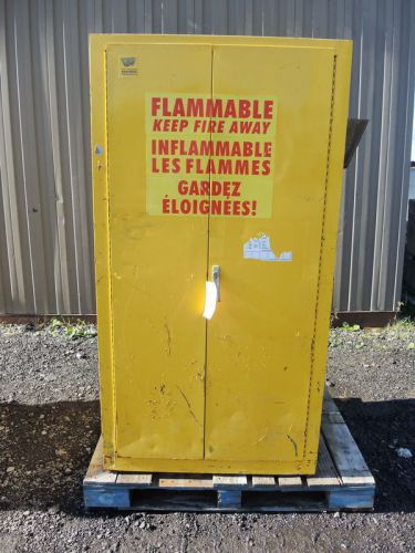 USED FLAMMABLE STORAGE CABINET