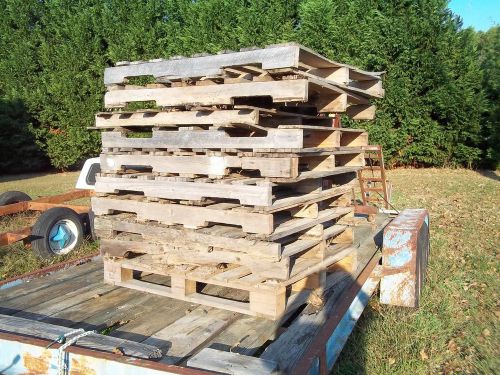 WOOD PALLET LOT PILE OF MIXED PALLETS PICKUP ONLY ZIP 21660