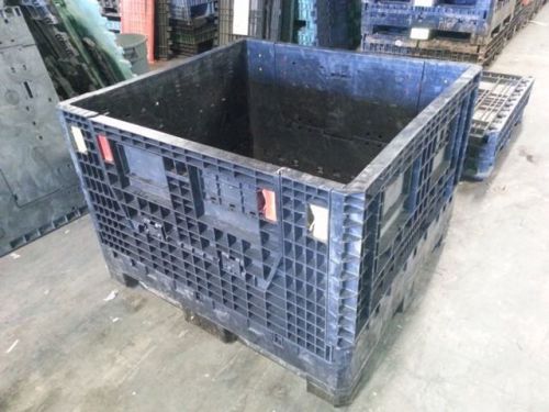 1 48x45x34 pallet box container storage collapsible bin automotive bulk tote