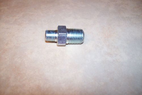 Barnes reducer #16001 1/4 x 1/8 male nipple hex steel pipe fit - quantity 4 for sale