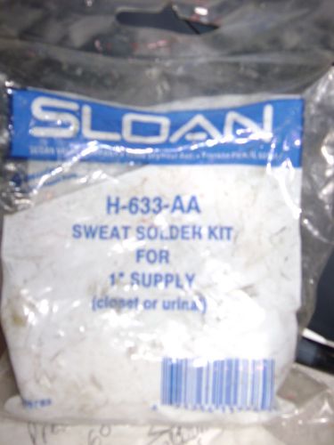 H-633-AA Sloan Sweat Solder Kit 1&#034; supply Closet Urinal