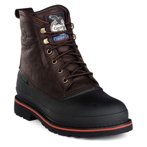 Men&#039;s georgia boot g6633  work boots, steel, mens, sz.9m, brown,waterproof-new for sale