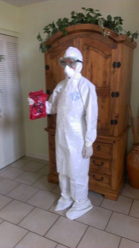 2 kits best professional pandemic protection hazmat survival protective ppe gear for sale