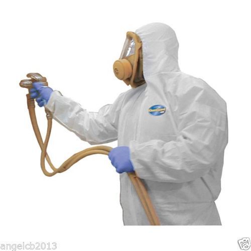A40 KLEENGUARD 44325 Tyvek Disposable Coverall, with Hood - 2XLarge - 1-Pack