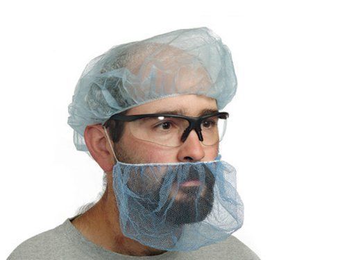 NEW Superior BCPP KeepKleen Polypropylene Beard Cover  18&#034; Length  White