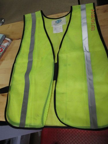 Disposable Non-Ansi Lime Mesh Safety Vest ONE SIZE NEW