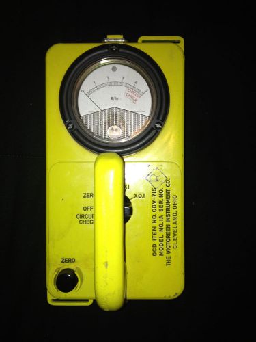 Geiger Counter CDV-715 Victoreen Instrument Radiological Meter Doomsday Prepper
