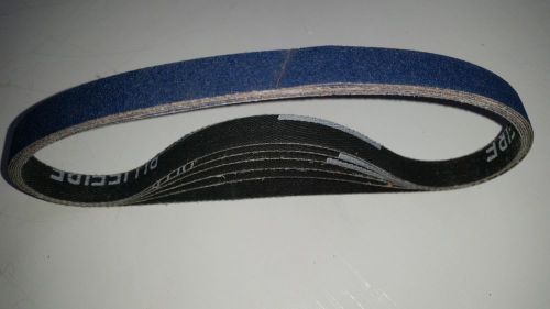 6 norton 1/2&#034; x 18&#034; 120-grit, r823p blue fire belts, qty 6 for sale