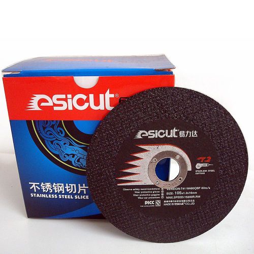 50x 4&#034; (105x1.2x16mm) t-2 ultrathin abrasive cut-off wheels for stainless steel for sale