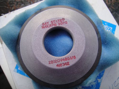 Bay State Diamond Wheel grinding wheel 2B120V4BG1/8