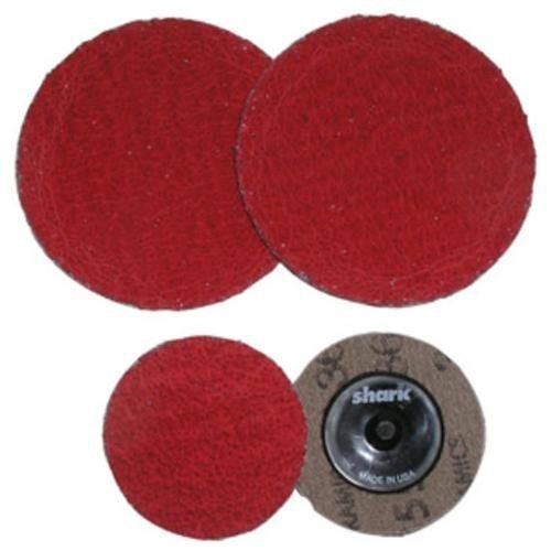 Shark industries ltd 12627 3&#034;24 red grit ceramic mini grinding discs/25 pack for sale