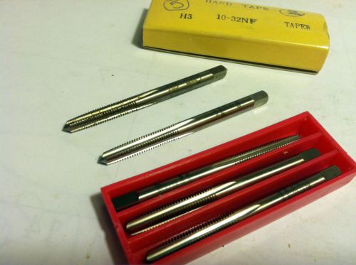 MORSE CUTTING TOOLS , HSS, 10-32NF H3 4FL HAND TAPER TAPS