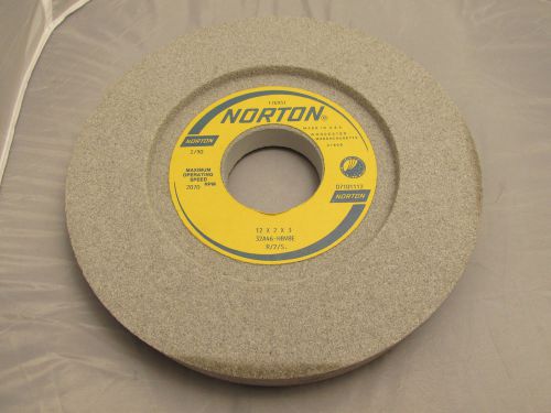 Norton 12 x 2 x 3 recessed both sides grinding wheel for sale