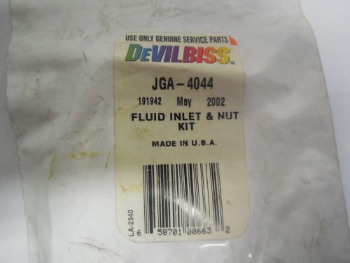 DeVILBISS JGA-4044 Fluid Inlet &amp; Nut Kit 191942 USA