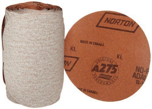 Norton 31481 6&#034; Blank A275 PSA Disc Roll Sanding Sheets P80 Grit
