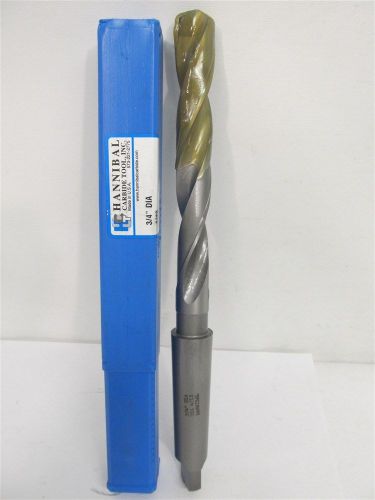 Hannibal carbide tool, 6xx48, 3/4&#034;, #3mt, carbide tipped, taper shank drill bit for sale