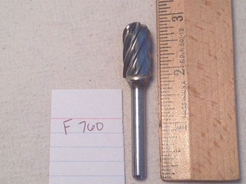 1 NEW 6 MM SHANK CARBIDE BURRS FOR CUTTING ALUMINUM. METRIC. MADE IN USA  {F760}