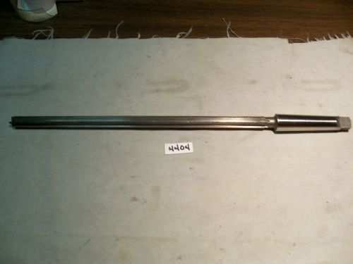 (#4404) used machinist extra long length &amp; flute .501 inch mt shank reamer for sale