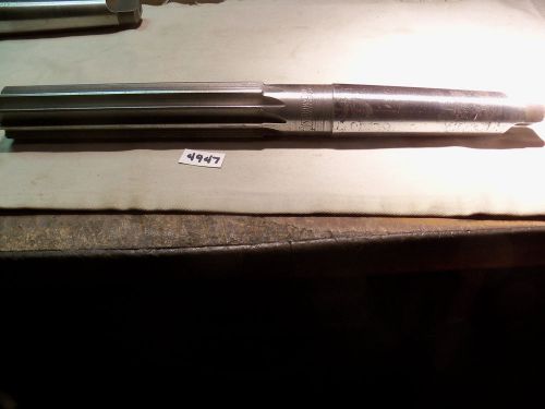 (#4947) Used Machinist USA Made SF 1-5/16 inch Extra Long Flute MT Shank Reamer