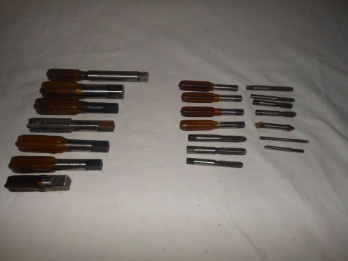 TAP AND DIES LOT OF 21 Bath Bay Threadwell Brubaker