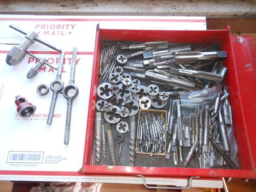 Giant set/lot of high quality taps, dies, holders-Morse, Greenfield, Hanson, etc