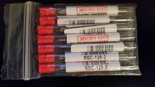 (QTY 7) NEW MICRO 100 RSC-125-2 Engraving Tool